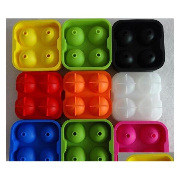 

sile ice ball maker tray sphere molds 4 balls round ice making mould for whiskey cocktail wine beer b jllnrr dh_niceshop