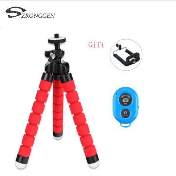 

tripods 5pcs mini camera phone holder flexible ocs tripod bracket stand mount monopod styling accessories+ bluetooth