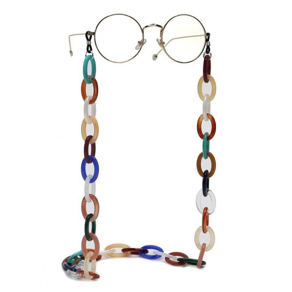 

kissme eyeglasses multicolor acrylic link multi purpose necklaces for women sunglasses mask chains new fashion jewelry wholesale h jllwon