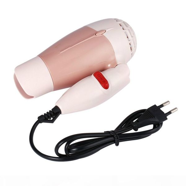 

1200w mini size foldable hair blower handle compact hair dryer blow dryer wind low noise long life travel eu us uk au plug