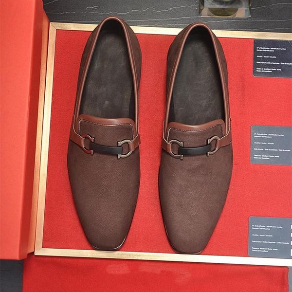 

a1 iduzi formal leather men dress shoes casual driving oxford shoes for men loafers business wedding plus size38-45, Black