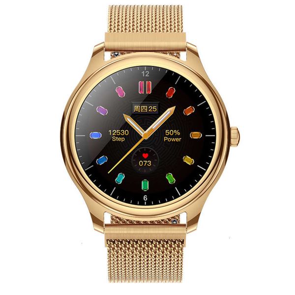 

new female smart watch s23 men's sports bracelet round touch blood prsure ip68 waterproofjk
