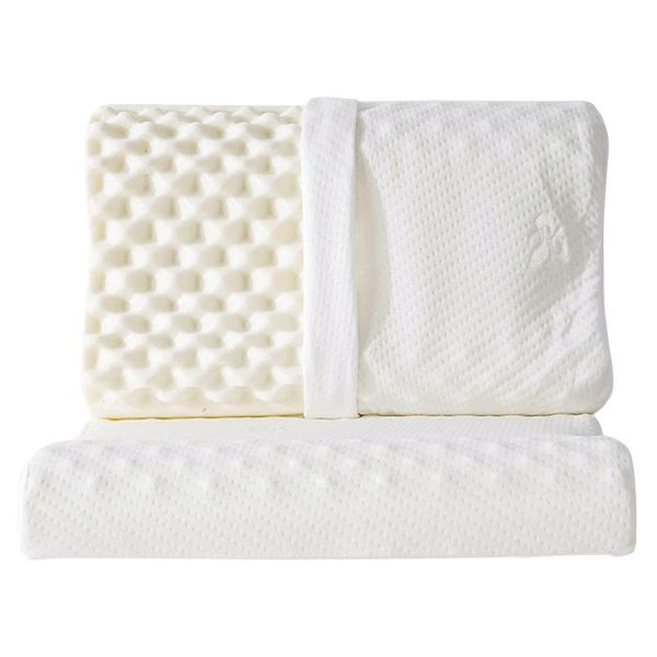 

pillow natural latex orthopedic massage neck cervical spine protected remedial big vertebrae memory for sleeping