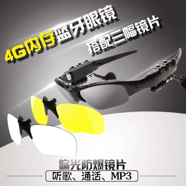 

vision bluetooth multi headset wireless night functional polarized sunglasses intelligent men's driving glasses fv4r, White;black