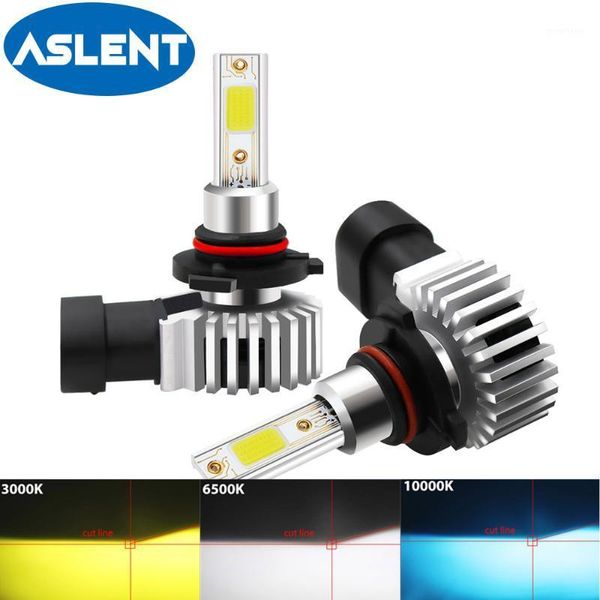 

2pcs 9005 3 led headlight bulb h1 h3 h4 h7 h8 h9 h11 4 9006 h27 881 fog light 12-24v high low beam white 6500k cob headlamp1