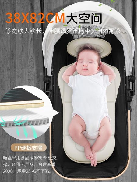 

luxury baby stroller 3 in 1 x design cart portable travel baby carriage fold pram aluminum frame high landscape car for newborn