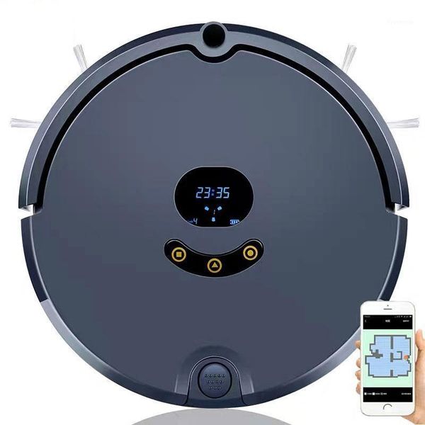 

robot vacuum cleaners fully automatic double scan bilateral brush smart planning 370ml dust box 150ml water tank1