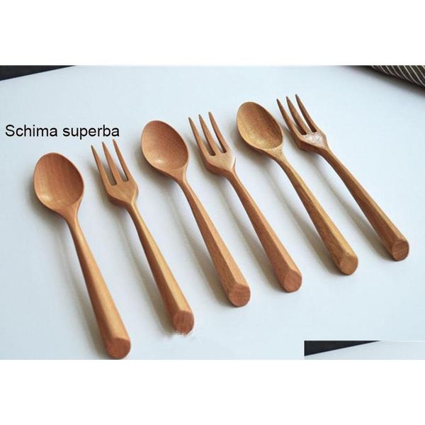 

19*3.8cm/19*2.5cm portable eco-friendly wooden dinnerware teaspoon fork soup spoon catering cutler kitchen coo sqcziv bbgargden