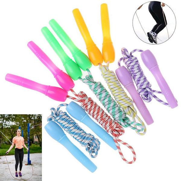 

jump ropes 5 color 1pc skipping sports rope practice speed children kid fitness equipment training1