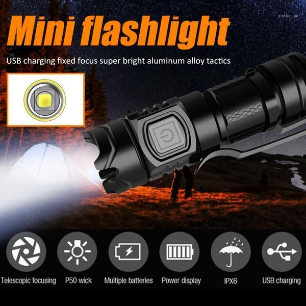 

strong light usb fixed focus rechargeable mini glare bicycle headlights lighting1