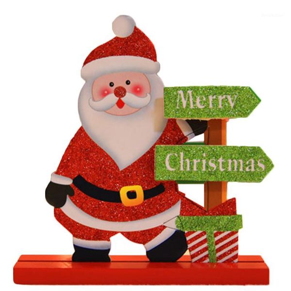 

christmas decorations wooden craft xmas ornament 2021 festival supplies santa claus wood 1