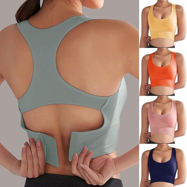 

gym clothing 2021 seamless sports bra for women workout fitness push up female yoga bras running tank sportswear1, White;black