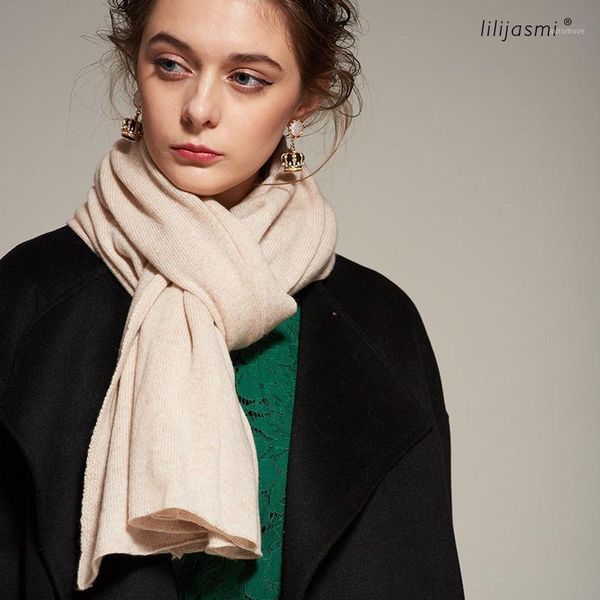 

170*60cm pure cashmere knitted shawls 12 colors women long scarves wool solid winter big scarf shawls soft comfy1, Blue;gray