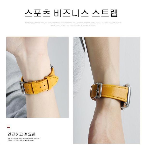 

business strap for watch band series 6 1 2 3 4 5 leather strap+case for iwatch 5 4 strap 3 jllroi, Black;brown