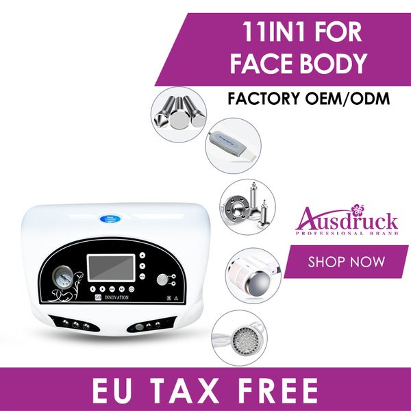 

11in1 diamond microdermabrasion ultrasonic skin scrubber cavitation pn led mask microcurrent bio vacuum massage ultrasound massager