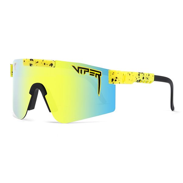 

original pit viper sport tr90 polarized sunglasses for men/woman outdoor eyewear windproof 100% uv mirrored lens