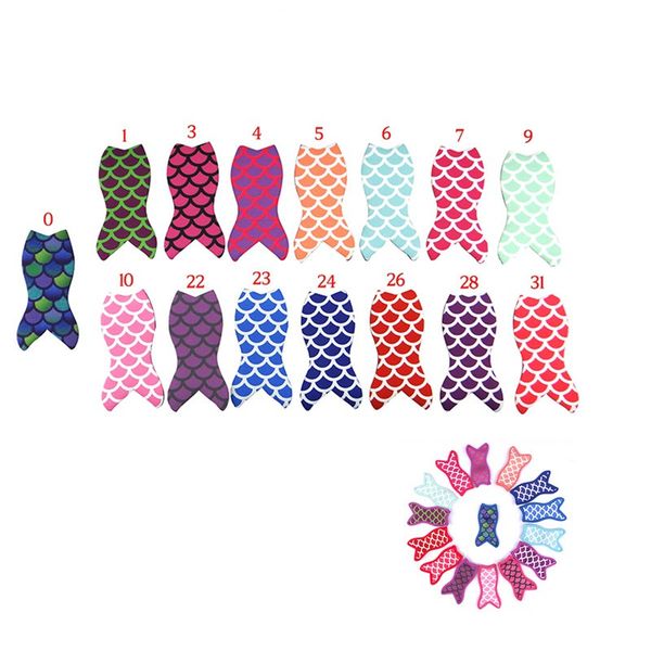 

antiing reusable portable mermaid ice pop sleeves popsicle ice bags neoprene insulation fabric ice sleeves er holders 109 j2