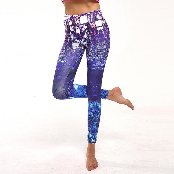 

high waist fitness pants skinny yoga leggings fashion flower print slim sports pants women push up workout ankle-length leggings1, White;red
