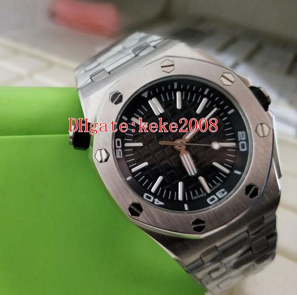 

excellent good quality wristwatches 15710st.oo.a002ca.01 15710 42mm stainless steel 316l mechanical transparent automatic mens watch watches, Slivery;brown