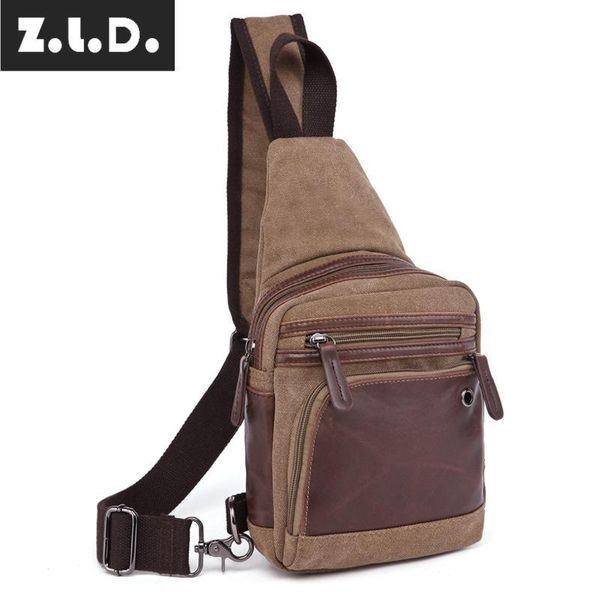 

z.l.d. factory outlet corset canvas bag riding shoulder messenger bag brand design street hip hop female bolsos