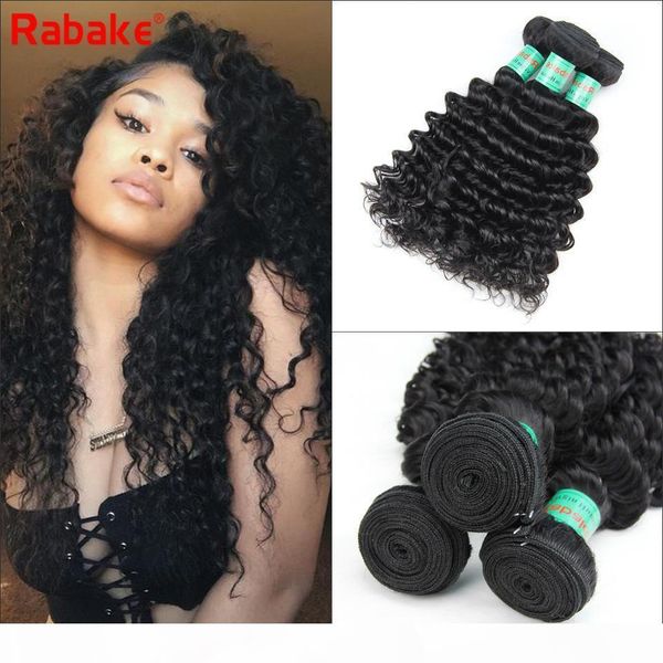 

brazilian virgin hair bundles deep wave 8a grade brazilian deep curly unrprocessed human hair weave bundles rabake for black women curly