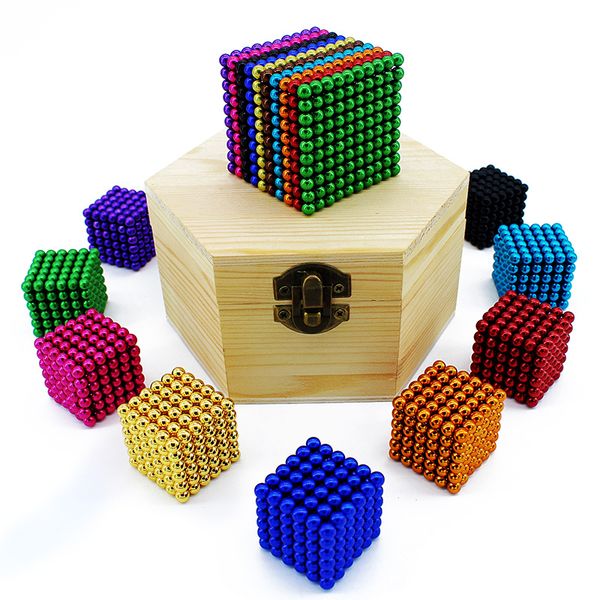 

2020 magnetic blocks magnetic ball buck ball rubik's cube toy ndfeb magic magnetic ball 1000 decompression leisure puzzle