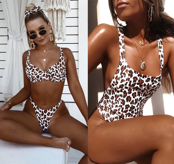

new leopard print women swimsuit beach bikini