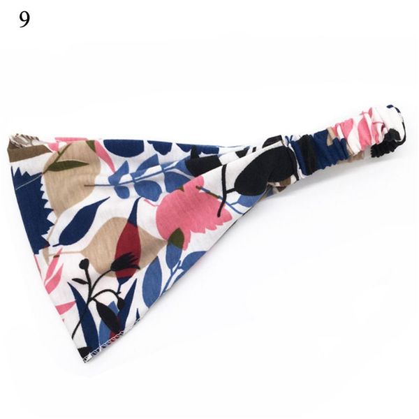 

bohemian women wide cotton headbands floral leaf printed hairband turban headwrap bandage female yoga sports hair accessories q sqcmct