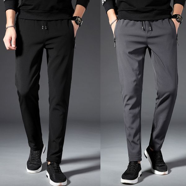

2020 new quick drying trousers youth men's casual pants, Black