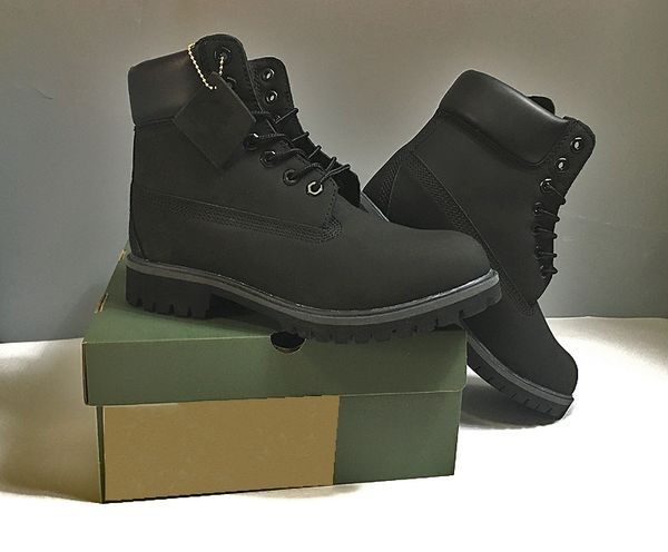 

2020 men women classic for lovers full black outdoor shoes high leather comfortable trainer sneaker men size 36 -45