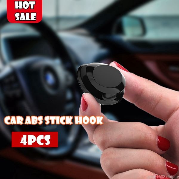 

4pieces car hooks organizer storage for usb cable headphone key storage self adhesive wall hook hanger auto fastener clip