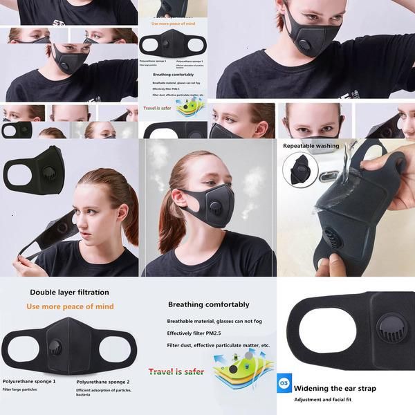 

mask 3.0 for respiratory cycling face anti-smog anti-fog respirator designer anti-dust sponge pm2.5 mtb valve 0j7w rkrjj