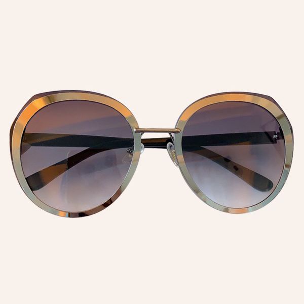 

round 2020 female classic brand design without hoop sunglasses large picture eyewear uv400 9qbf, White;black