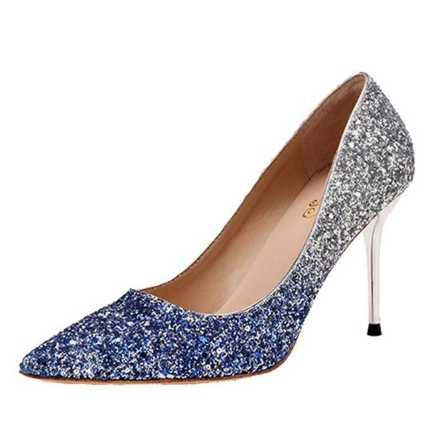 

горячие продажи - женщины свадебные обувь насосы насосы высокого пятки escarpins femme 2018 женская обувь сексуальные летние женские насосы, Black