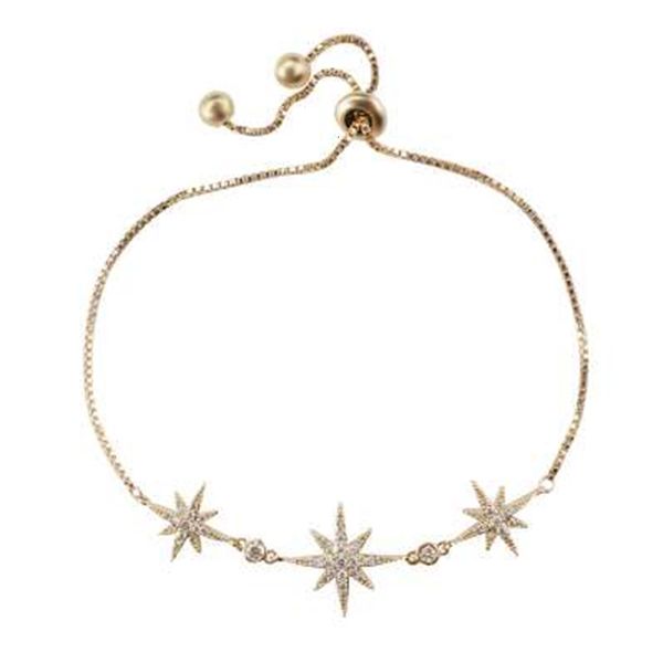 

zirconia crystal cubic starburst fashion adjustable bracelets zircon for women or wedding