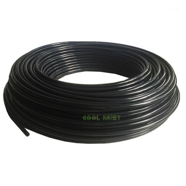

grade pe tubing 100m 1/4'' 6.35mm od black white plastic pipe for misting system and purified water system m0761