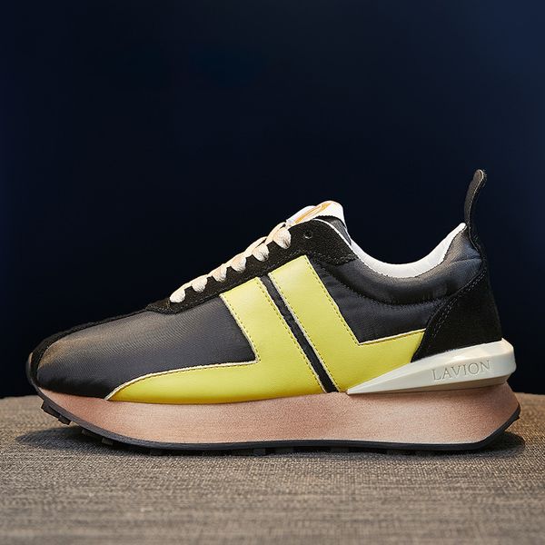 

2021 the new women running sports fall breathable chunky sneakers rentals to single thick platform ladies shoes djwp, Black