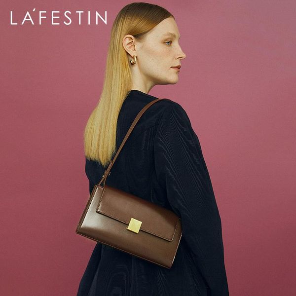 

la festin bags women autumn and winter 2020 new retro crossbody chain tote bag simple one shoulder armpit bag fashion leather