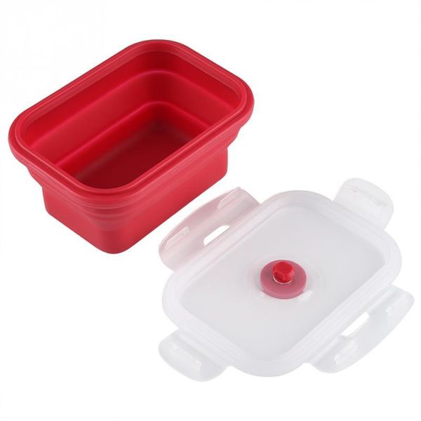 

350 мл складной здоровый материал экологически чистое sile lunch box детская студенческая портативная чаша бенто пищевая контейнерная посуда