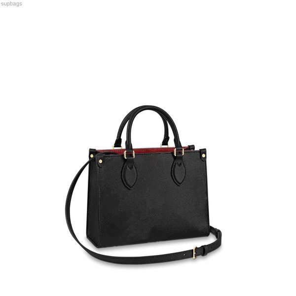 

wholesale fashion luxury design shoulder bags onthego pm bicolor empreinte leather in black women handbag m45659 b-001