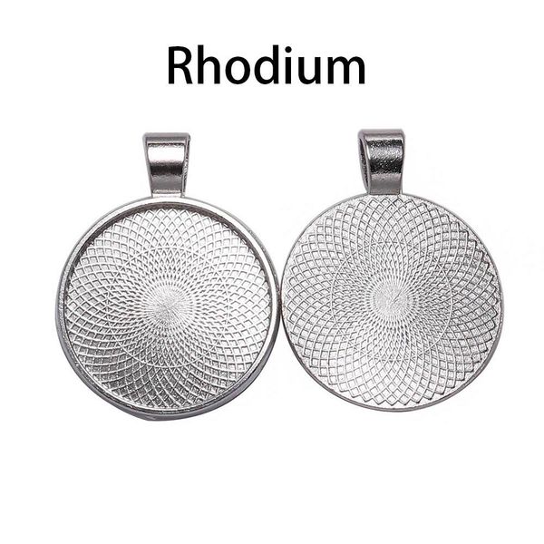 

10 шт. / лот 25 мм кабошон базовый лоток bezels пустое золотое ожерелье подвесная настройка cabochon база для изготовления ювелирных изделий