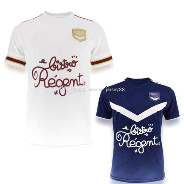 

20 21 girondins de bordeaux soccer jerseys 2020 2021 maillot de foot briand s.kalu kamano benito home men kids basic football shirts, Black;yellow