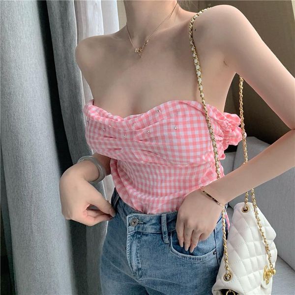 

new autumn style pink diamond shirt with detachable sleeves, White