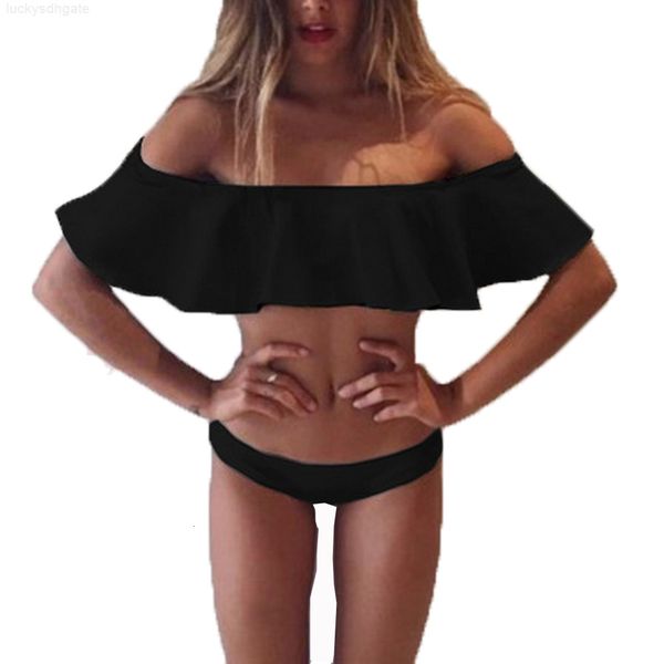 

beachwear ladies' swimsuit navy bikini swimwear two pieces custom, White;black