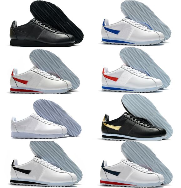 

2021 classic cortez nylon rm running shoes pink black red white blue lightweight run chaussures cortez leather bt qs sneakers tn shoe