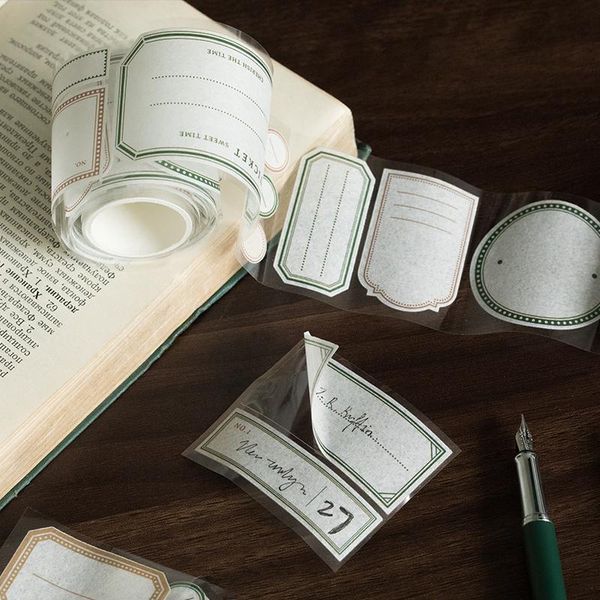 

color label stickers cute basic label stickers diary scrapbook planner stickers p labels retro aesthetic bbyxtd