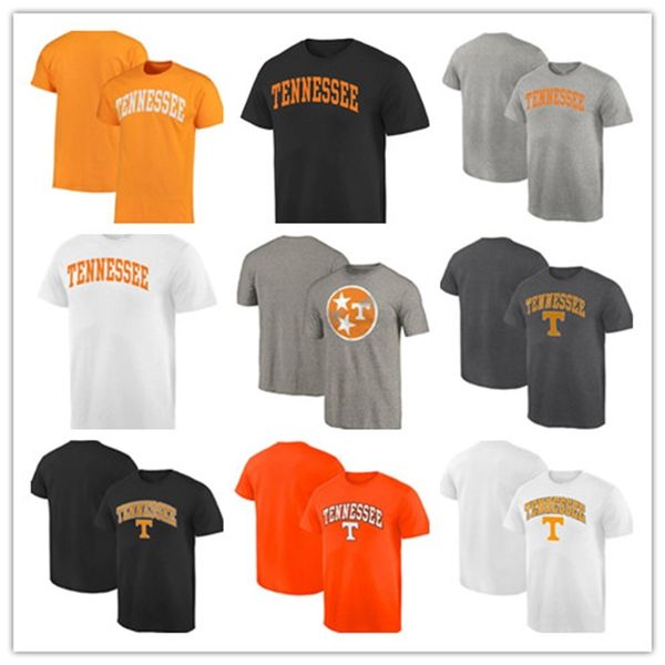 

tennessee volunteers t shirt basic arch state flag tri-blend summer short sleeve t-shirt round collar, Gray;blue