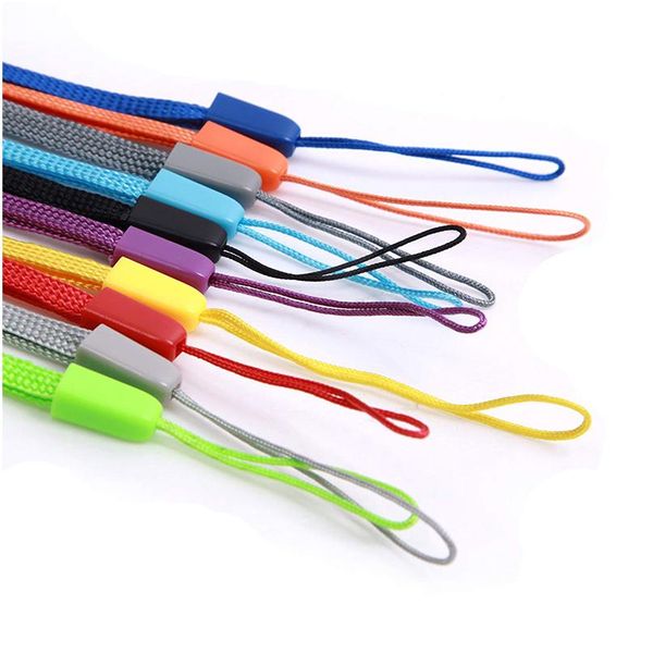 

shellnail 100pcs colorful mobile phone straps for usb flash drive keychains id card tag badge holder camera short wrist jlleam