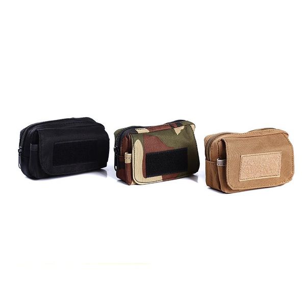 

outdoor bags portable sports multi-function tactical zipper small pockets enthusiasts mobile phone parts bag accessory