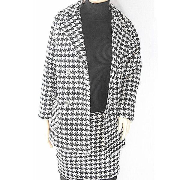 

new fashion women black/white color coats jackets 2020 year popular style